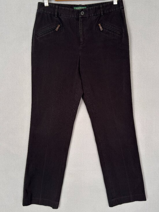 Lauren Ralph Lauren Pants - Lauren Ralph Lauren Petite Women’s Black Pants 6P Straight Leg Classic Preppy